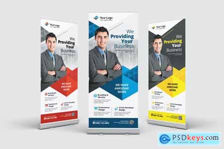 Roll-Up Business Banner AU4DRWY