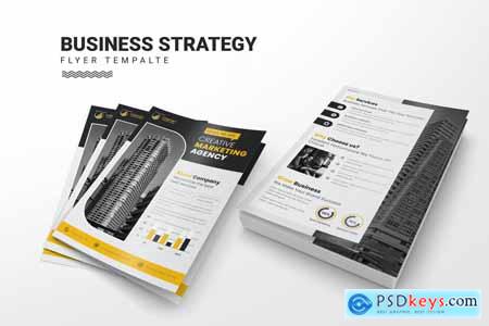 Business Solution Flyer Two Sided Template