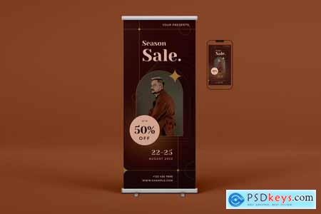 Fashion Sale Roll Up Banner 4M9P5S4