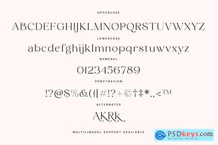 Cherla - Chic Serif Font