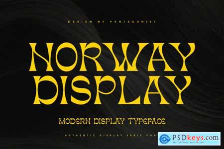 Norway Authentic Display Typeface