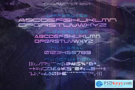 Androned  Futuristic Font
