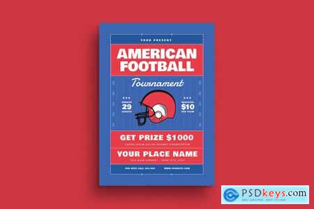 America Football Tournament Flyer W2YBVSE