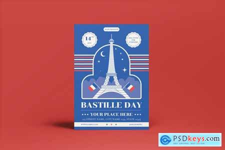 Bastille Day Flyer VVCL8TZ