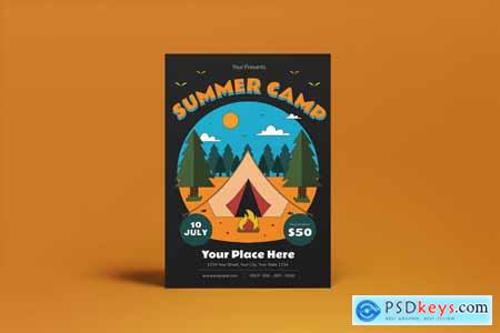 Summer Camp Flyer 9XAAH8G