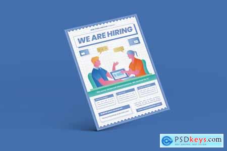 We Are Hiring Flyer Template