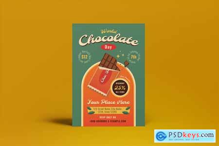 World Chocolate Day Flyer LZXQQBG