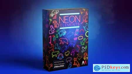 Neon Elements Animals 37575151
