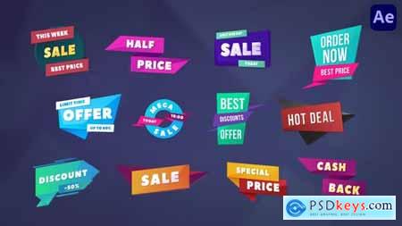Sale Badges [After Effects] 38170670