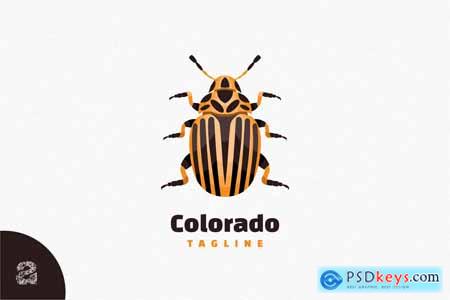 Colorado Beetle Character Mascot Logo