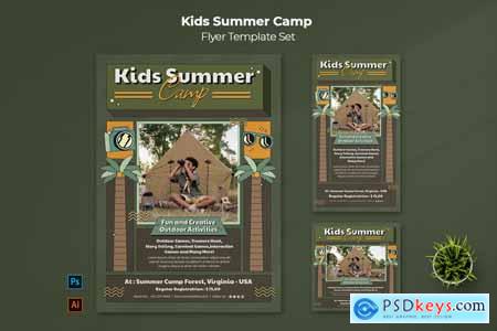 Kids Summer Camp Flyer Template