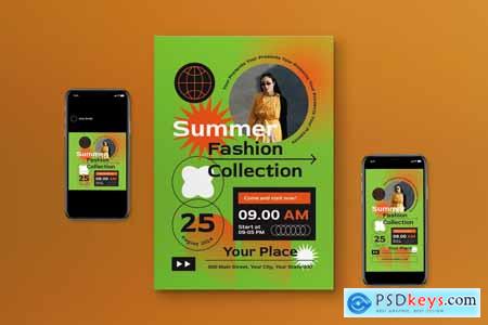 Summer Fashion Collection Flyer Set