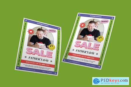 Happy Father Sale Flyer Template