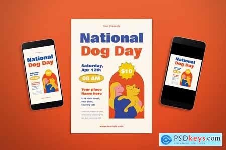 National Dog Day Flyer