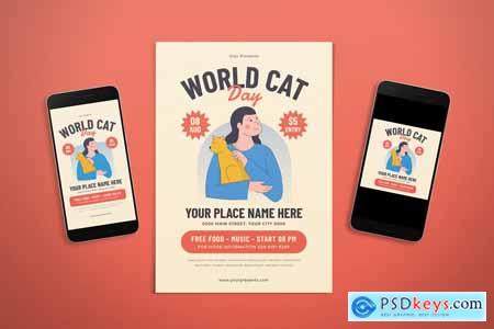 International Cat Day Flyer