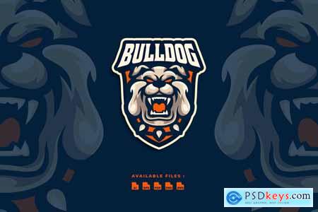 Bulldog Sport and Esport Mascot Character Logo