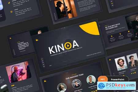 Kinoa - Film Maker & Movies Studio PowerPoint