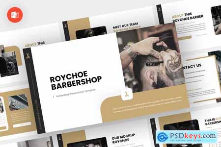 Roychoe - Barbershop Powerpoint Template