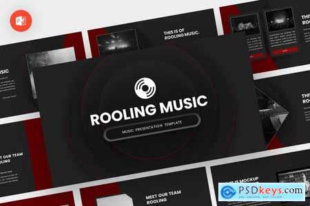 Rooling - Music Powerpoint Template