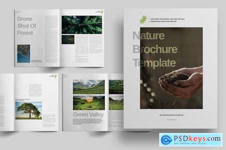Nature Lifestyle Brochure Layout KUC4JD9