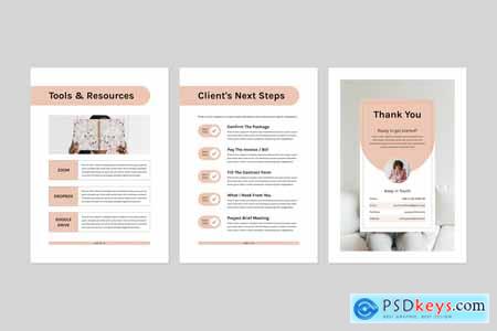Client Welcome Packet MS Word & Indesign