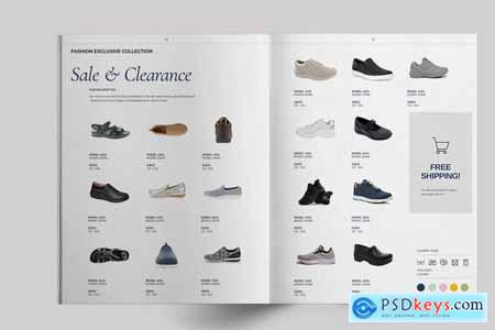 Shoe Store Catalog Layout 3A43LFF