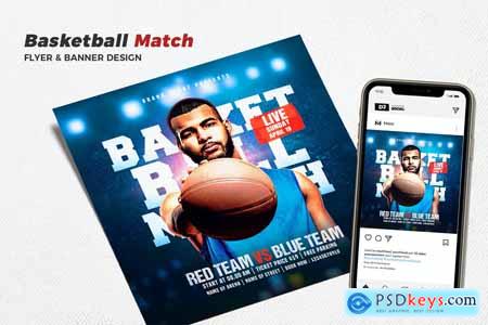 Basketball Match Social Media Promotion