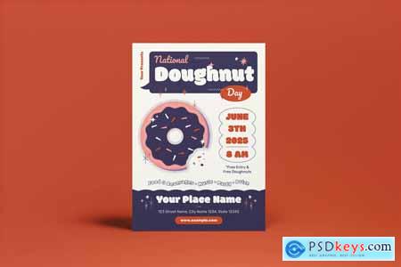 National Doughnut Day Flyer