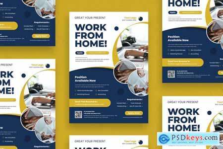 Modern Work From Home - Flyer