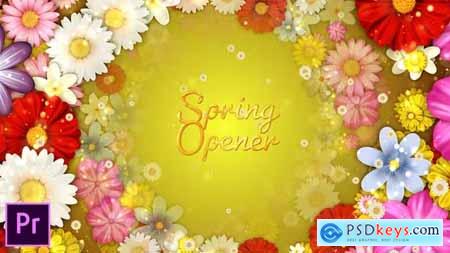 Spring Flowers Titles - Premiere Pro 38303559