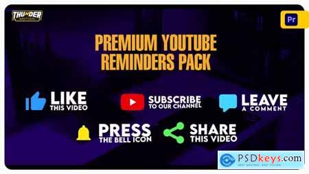 Premium YouTube Reminders Pack 38301508
