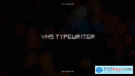 VHS Typewriter Titles 38300945