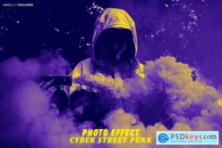 Cyber Street Punk Photo Effect