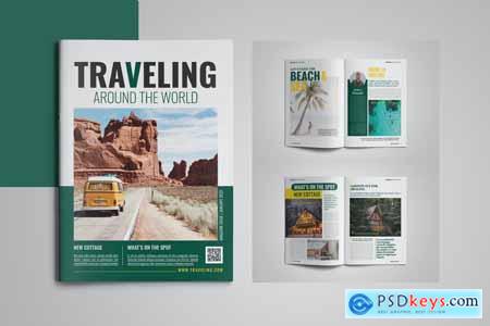 Traveling Magazine Template UTPQYH3