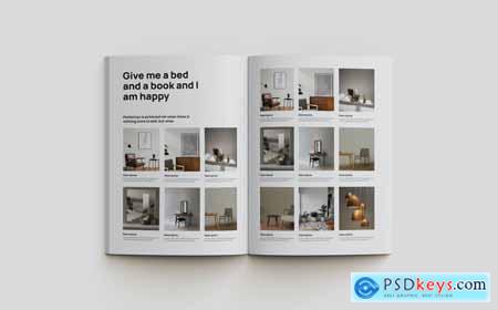 A4 Furniture Catalog Magazine Template