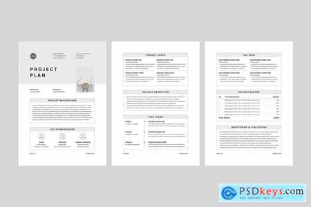 Project Plan MS Word & Indesign