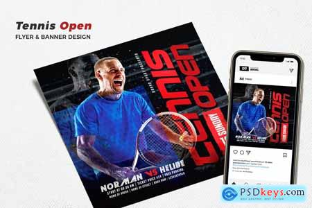 Tennis Open Social Media Promotion
