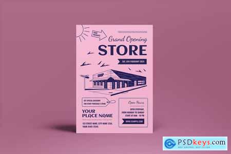 Grand Opening Store Flyer