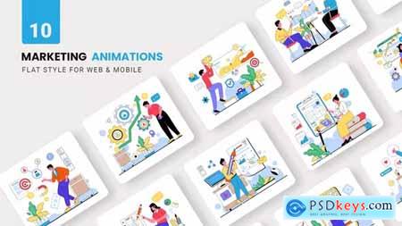 Business Animations - Flat Concept 38315951