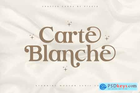 Carte Blanche Stunning Serif Font