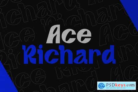 Ace Richard - Display Font