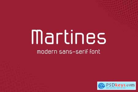 Martines - Modern sans-serif font