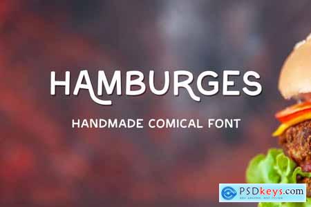 Hamburges - Handmade comical font