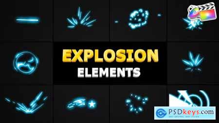 Cartoon Explosion Elements FCPX 38233494
