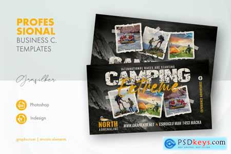Camping Adventure Business Card Templates