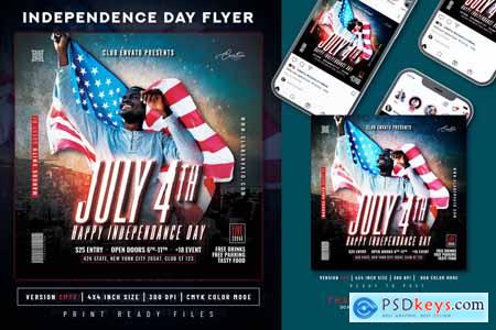 Independence Day Flyer 4th of July Flyer Y76936P
