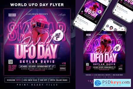 World UFO Day Party Flyer