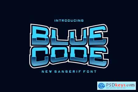 Blue Code Font
