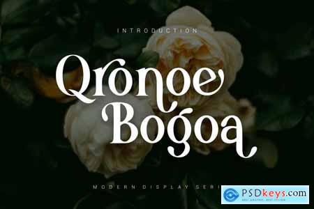 Qronoe Bogoa Font