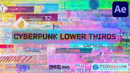 Cyberpunk Lower Thirds 38335201